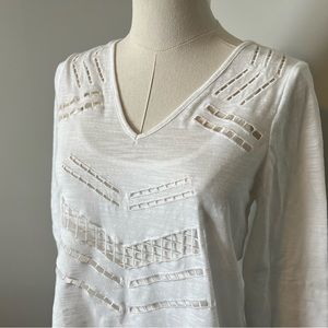 Market & Spruce cut-out tee with detachable cami